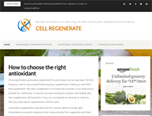 Tablet Screenshot of cellregenerate.com